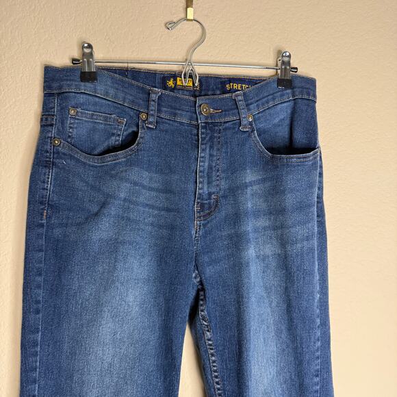 Rugby University Straight Leg Jeans Pants Men 32 x 32 Blue Denim Medium Wash - Picture 9 of 12